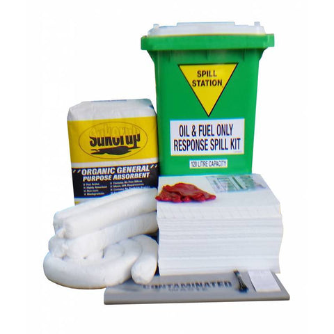 120 Litre Oil Fuel Spill Kit - AusSpill Quality Compliant - TSSIS120OF