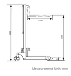 1500kg Manual Walkie Stacker - SFH15