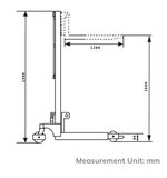 1500kg Manual Walkie Stacker - SFH15