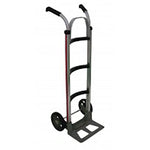 Curved Back Small Handtruck with Double Grip Handle