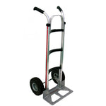 Curved Back Medium Handtruck with Double Grip Handle