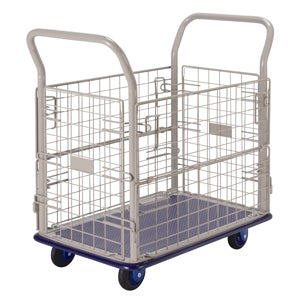 Prestar Platform Trolley with Removable Wire Mesh Sides - NB107