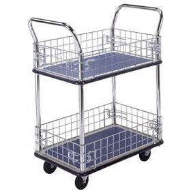Prestar 2 Tier Traymobile with Removable Mesh Sides - NB127