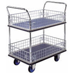 Prestar 2 Tier Traymobile with Removable Mesh Sides NF327