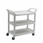 Trust Utility Cart, 3 Tier Service Trolley White - RT4021-OW